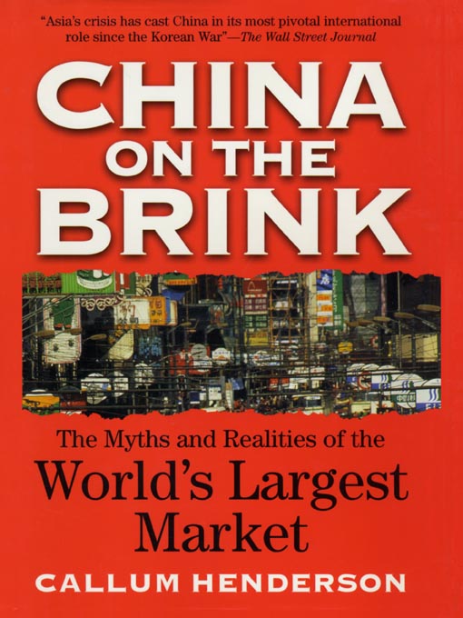 Cover image for China on the Brink
